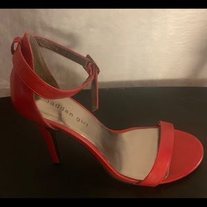 Madden Girl Red heels gently used